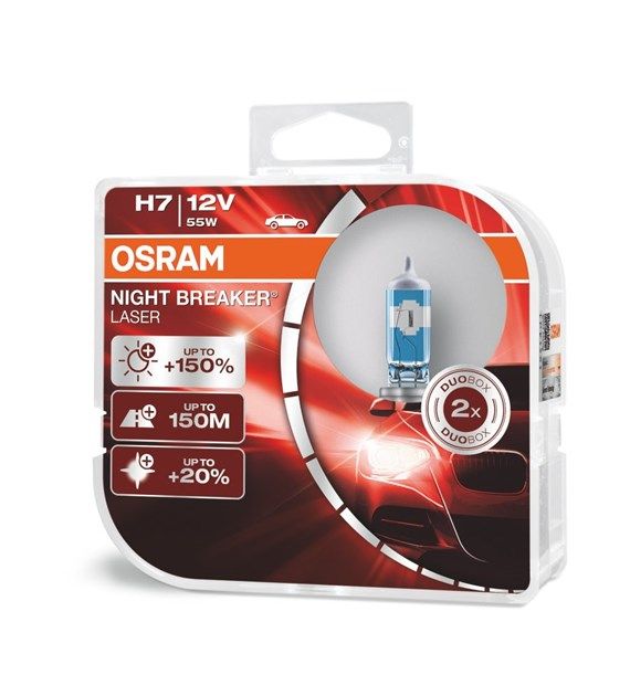 Сијалица сет O64210NL -HCB H7 12v 55w Night laser Breaker  OSRAM