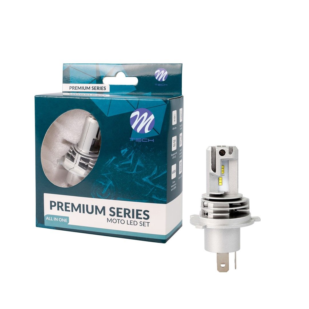 Сијалица LED сет LSAL4-01B 12-24v H4 50w P43t M-Tech
