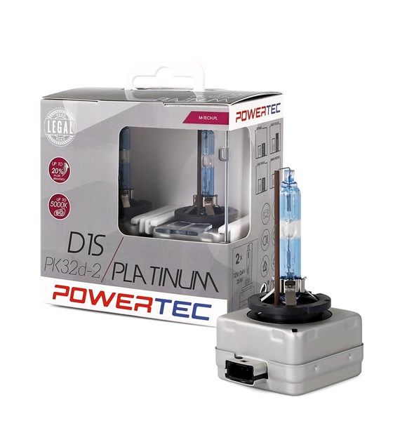 Сијалица PTZPTD1S-DUO D1S 5000K Powertec Platinum +130% M-Tech DSS