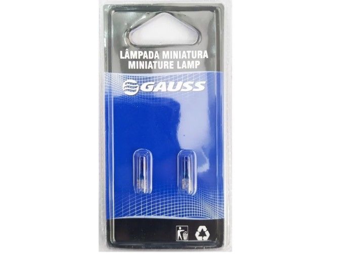 Сијалица GL2721A Gauss 12v 1.2w плава