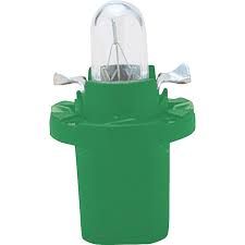 Сијаличка 12V/2W со зелена пластична база 3720-027-402