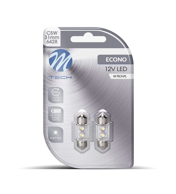 Сијалица LED сет LB025W C5W White blister M-Tech