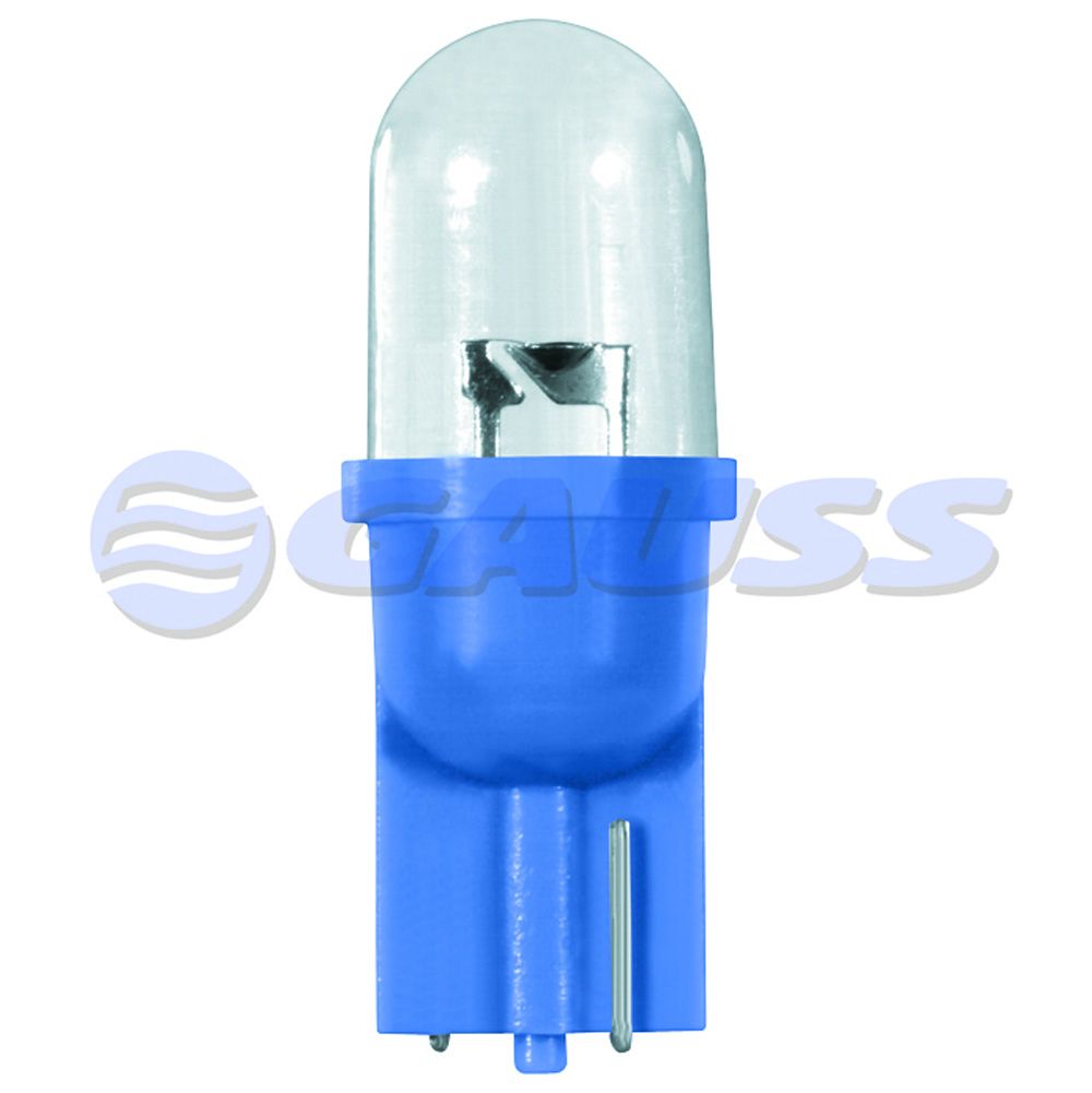 Сијалица GL52 LED Gauss убодна LED T10 12V 2W blue
