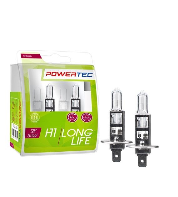 Сијалица PTZLL1 DUO 12v H1 Powertec Long live M-Tech