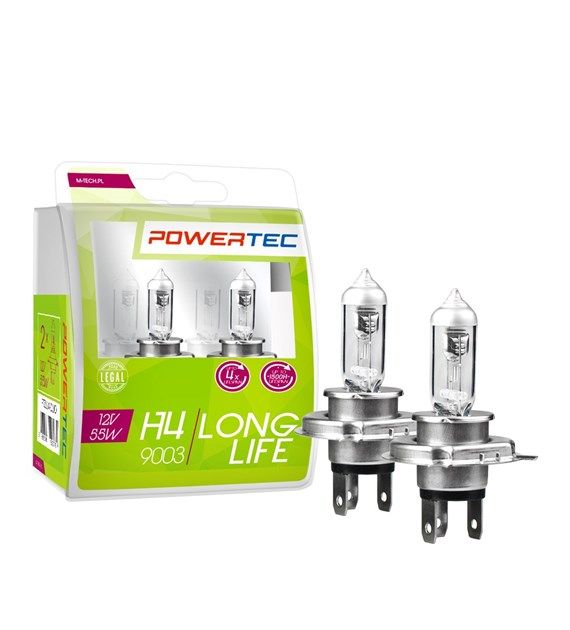 Сијалица PTZLL4 DUO 12v H4 Powertec Long live M-Tech