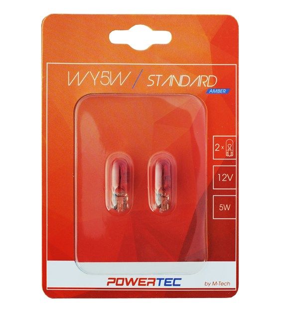 Сијалица сет PTZ28-02B 12v W5W T10 5W AMBER M-Tech