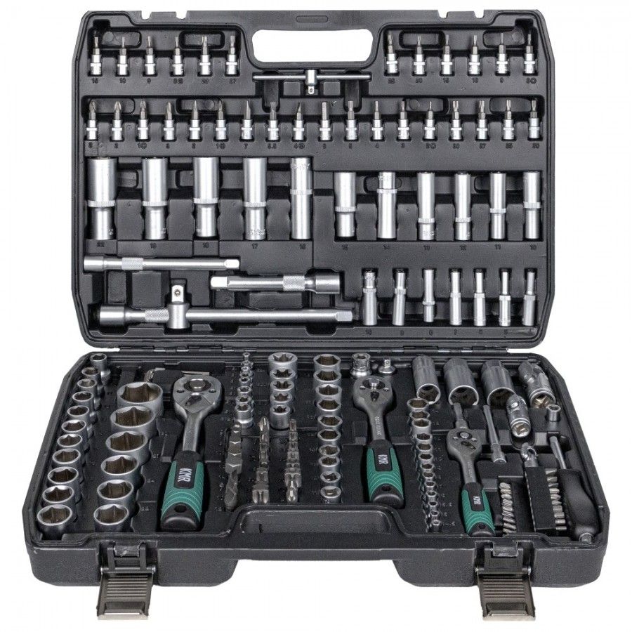 Кутија со алат RT2019 172pcs 1/2'' 1/4'' 3/8''