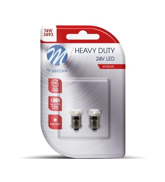 Сијалица LED сет LB909W BA9s 4xSMD 24V White