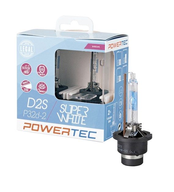 Сијалица PTZSWD2S-DUO сет D2S 5000k 12/24v Powertec Super White M-Tech