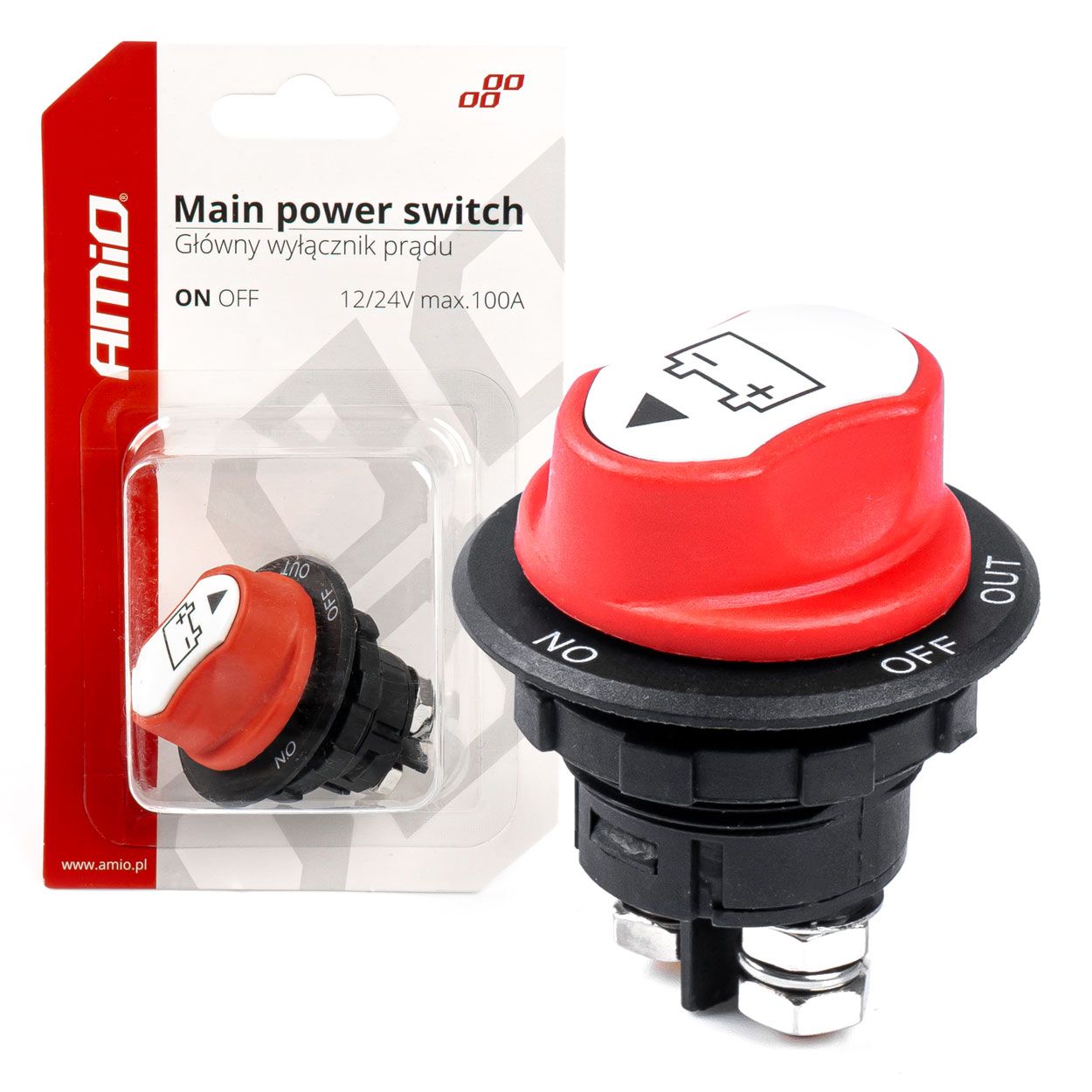 Прекинувач 12/32V max100A peak 500A AMIO-03026