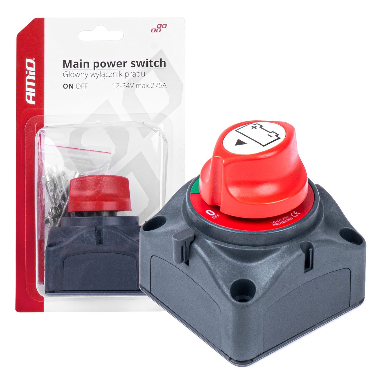 Прекинувач 12/24V max275A AMIO-03028