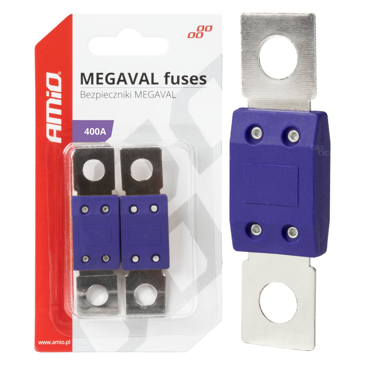 Осигурач MEGAVAL 400A 2pcs blister AMIO-03471