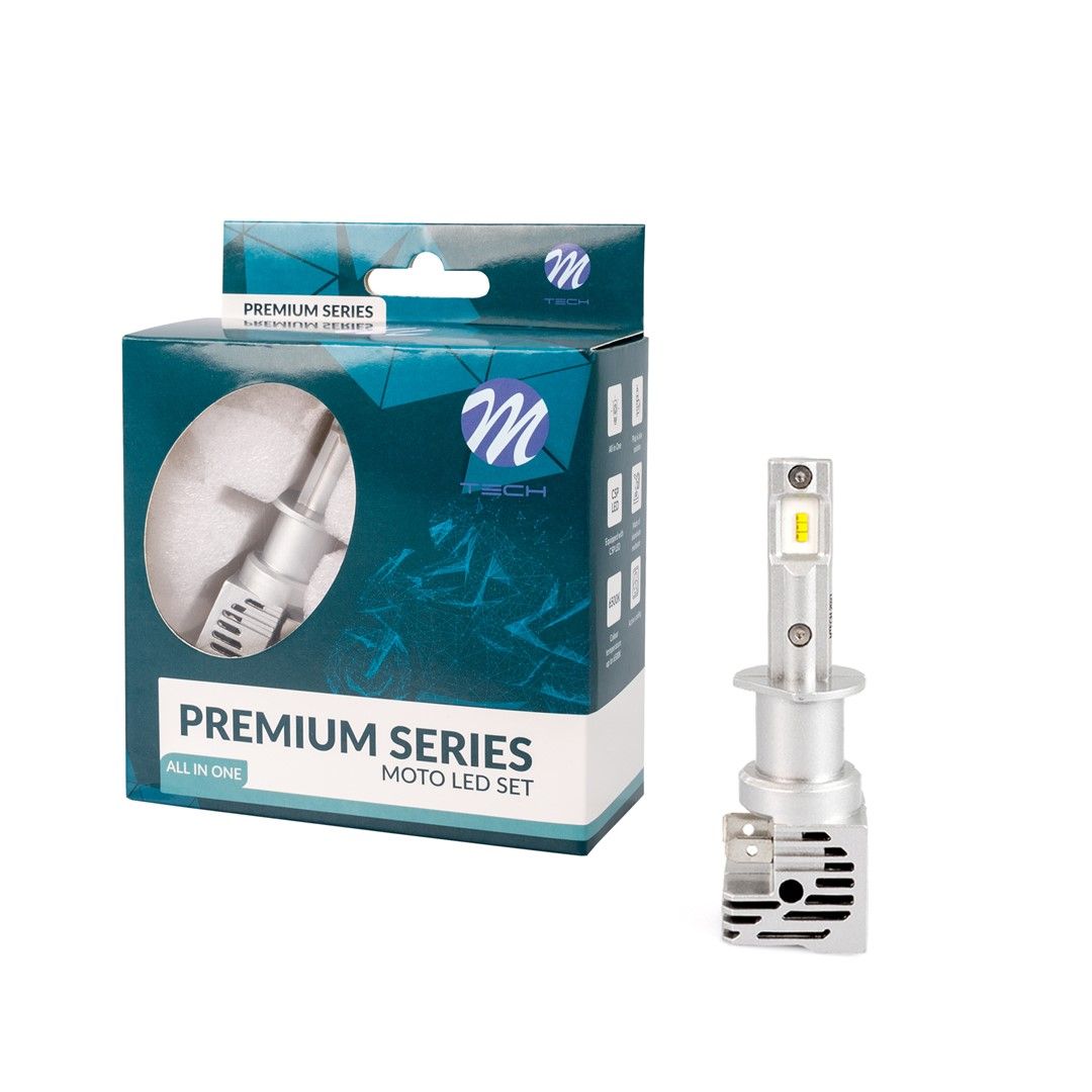 Сијалица LED сет LSAL1-01B 12-24v H1 50w P14.5s M-Tech