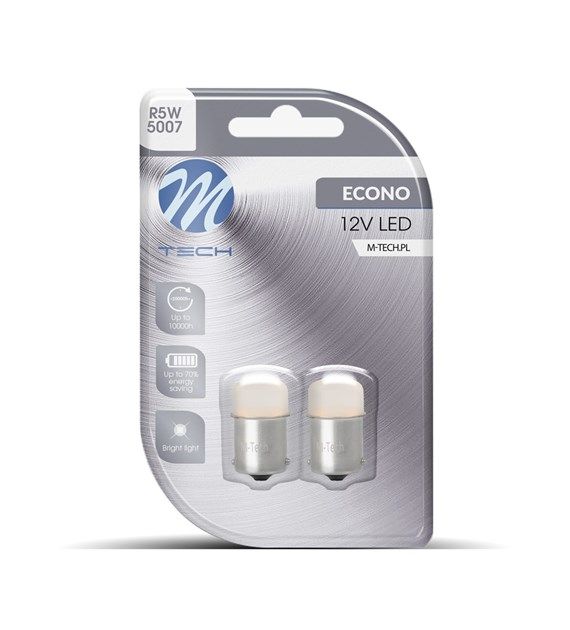 Сијалица LED сет LB033Y 12v R5w Yellow BA15s M-Tech