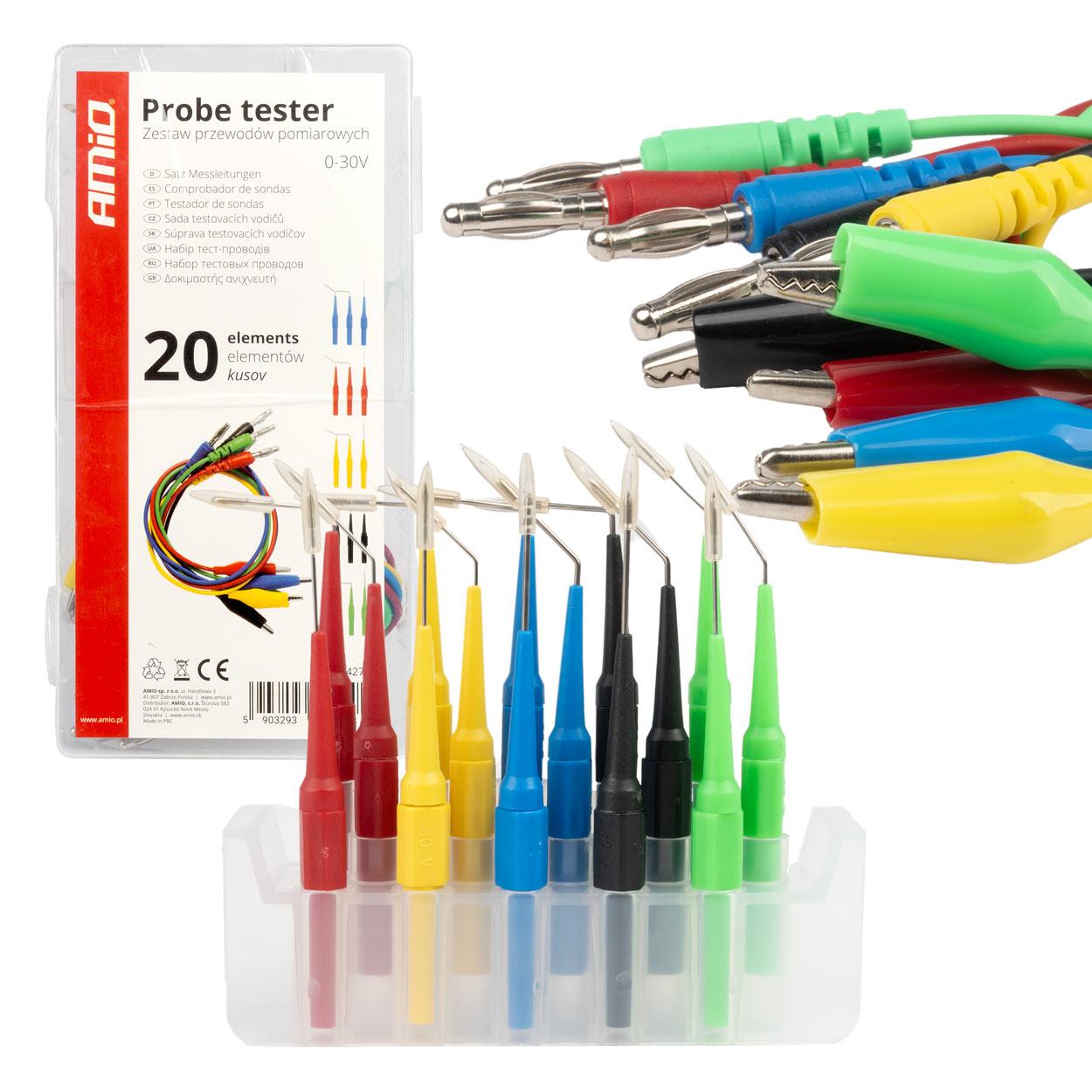 Кабли за мултитестер 20pcs AMIO-04274