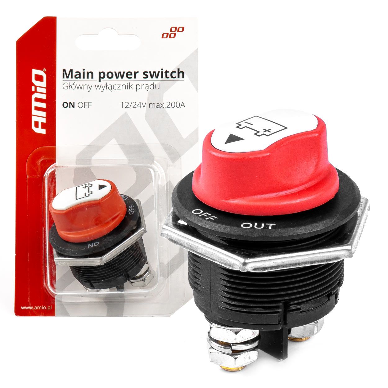 Прекинувач 12/32V max200A peak 1000A AMIO-03027