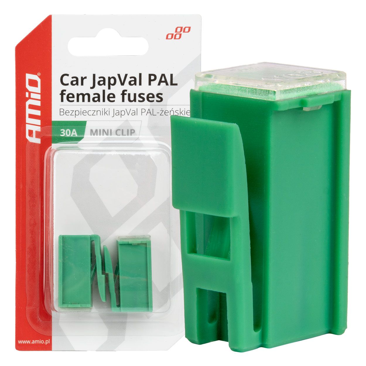Осигурач JAPVAL PAL MINI 2pcs 30A blister AMIO-03413