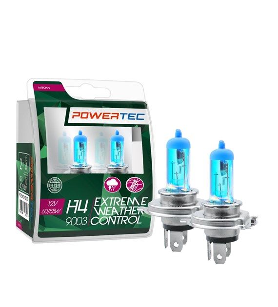 Сијалица сет PTZEWC4-DUO 12v H4 Powertec Extreme Weather Control