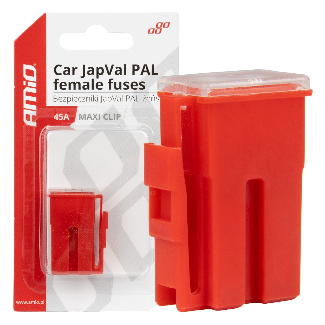 Осигурач JAPVAL PAL MAXI 1pcs 45A blister AMIO-03414