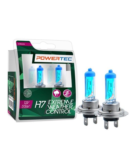 Сијалица сет PTZEWC7-DUO 12v H7 Powertec Extreme Weather Control