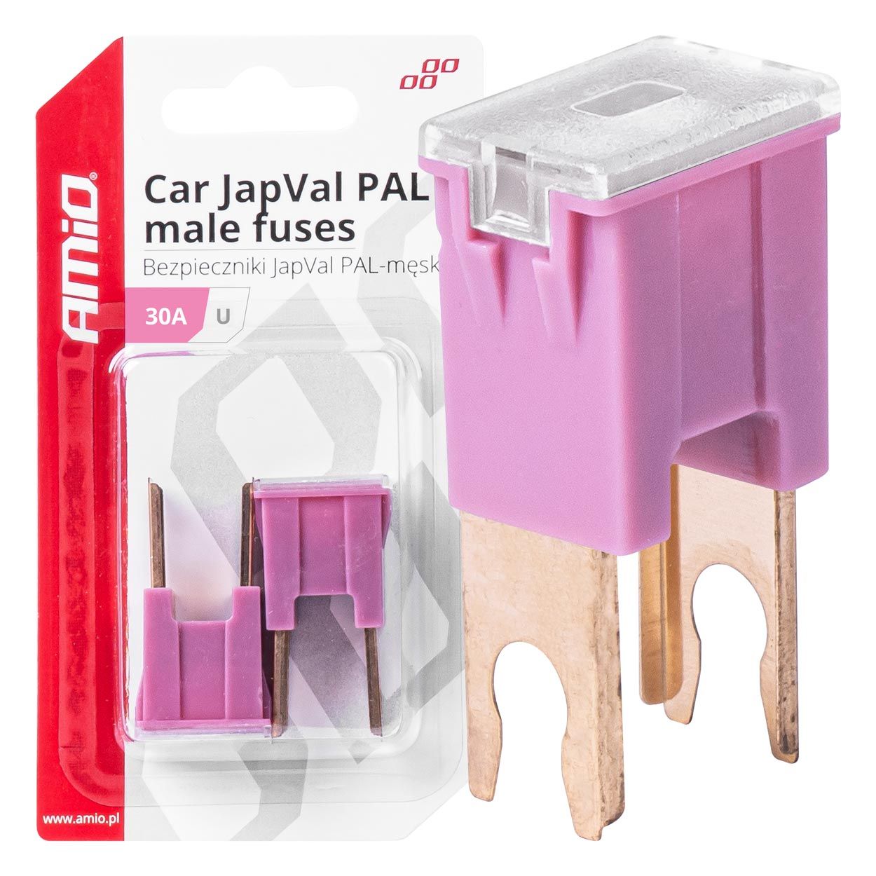 Осигурач JAPVAL PAL U 2pcs 30A blister AMIO-03406