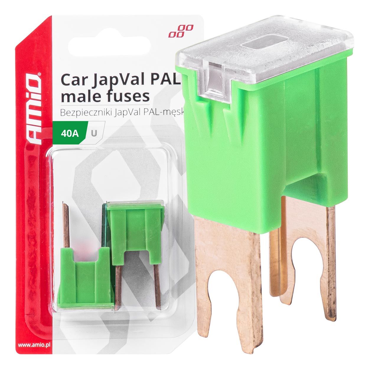 Осигурач JAPVAL PAL U 2pcs 40A blister AMIO-03407