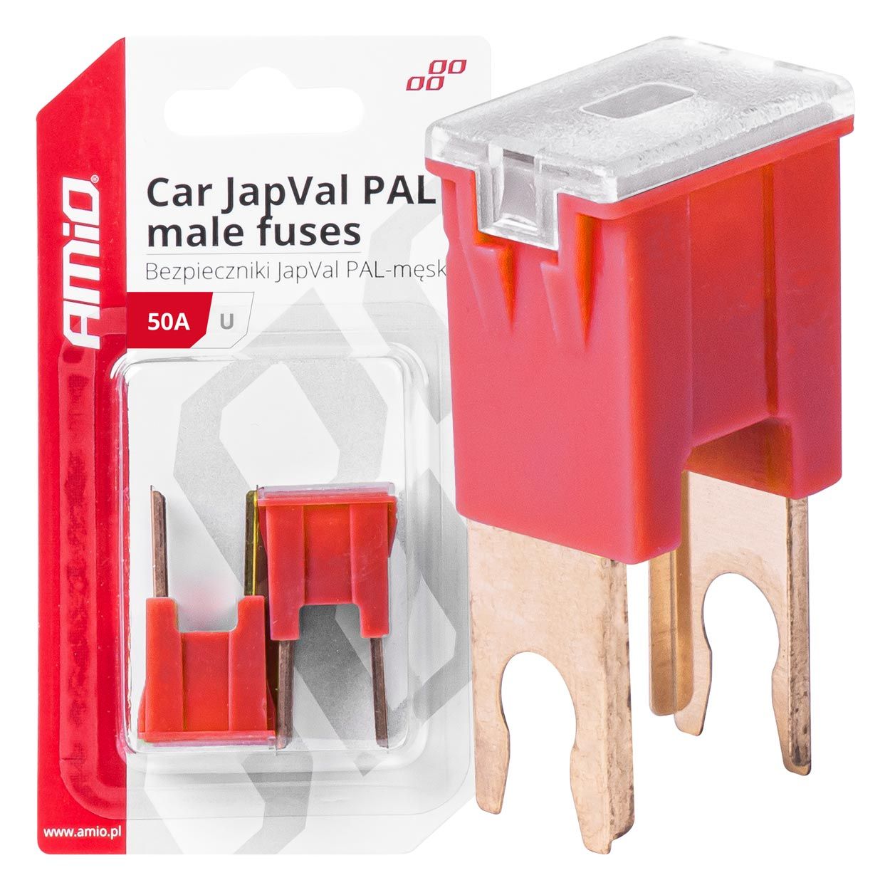 Осигурач JAPVAL PAL U 2pcs 50A blister AMIO-03408