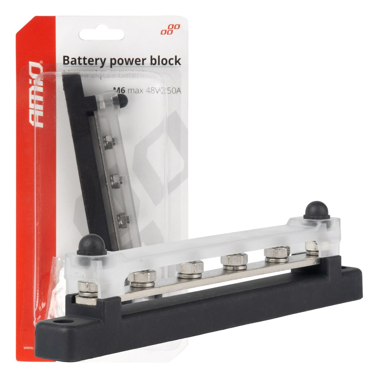 Терминал за струја M6 4-stud max 48V 150A AMIO-03808