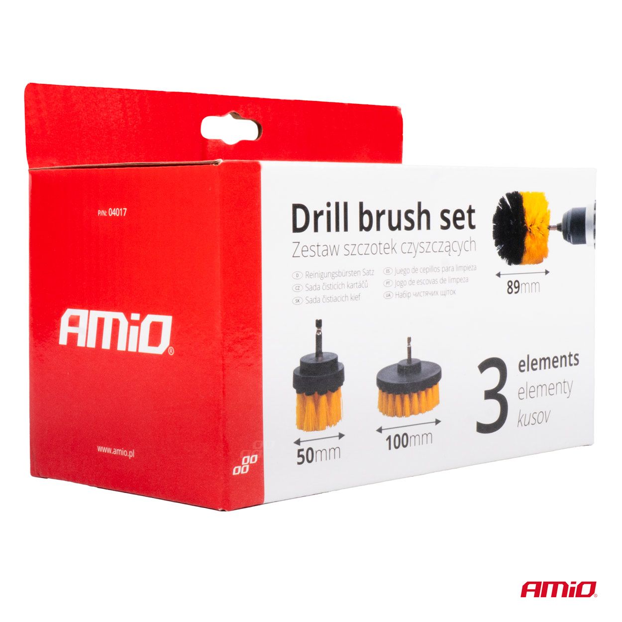 Четки за чистење 3pcs AMIO-04017