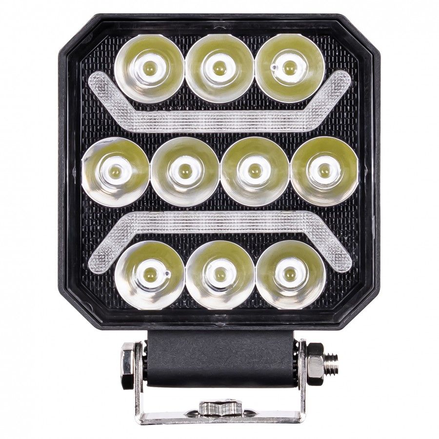 Фар LED L0184 10xLed + 2xLed strip White