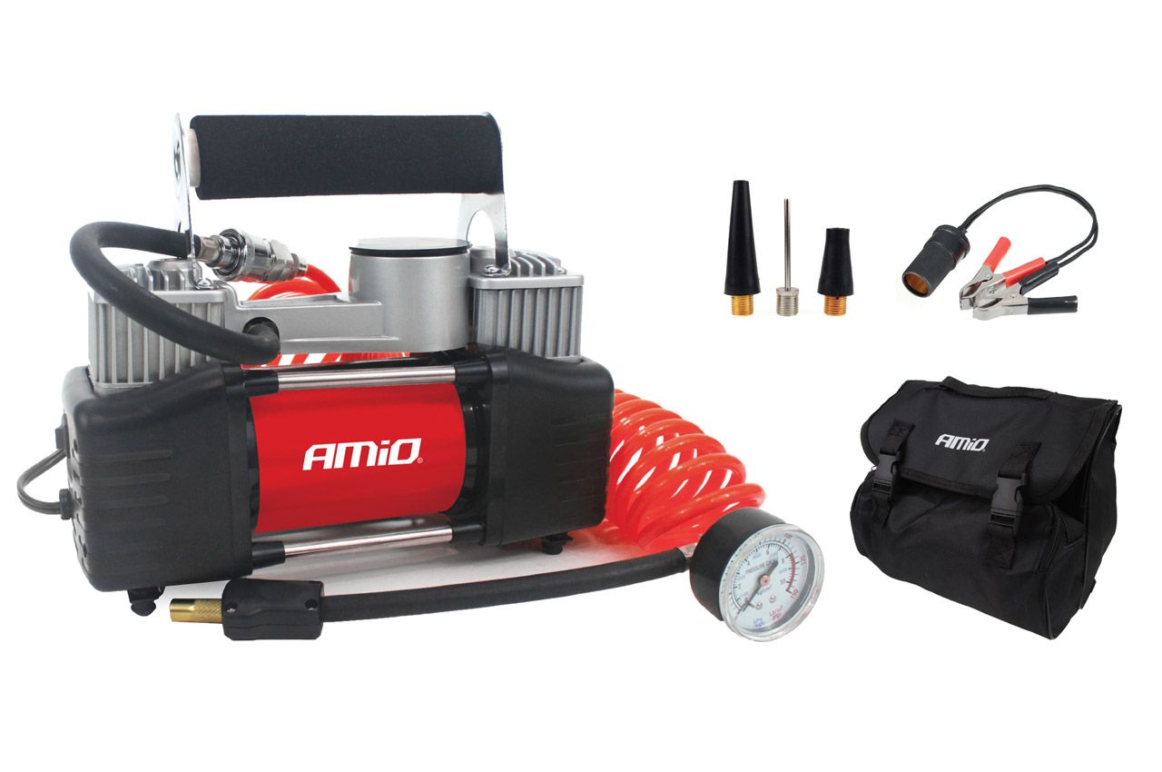 Компресор за воздух 2цилиндра 12V HQ ACOMP-04 AMIO-01136