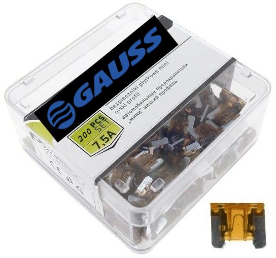 Убодни осигурачи мини краток профил  GF12007G 200pcs 7.5A