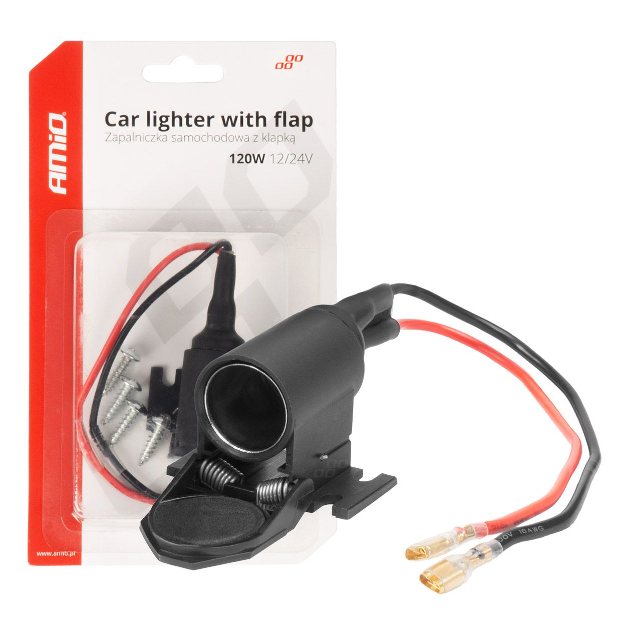 Куќиште за запалка 12V/24V AMIO-04128