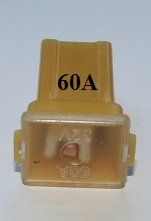 Осигурач GF20060F PAL 17mm MINI женски 60A