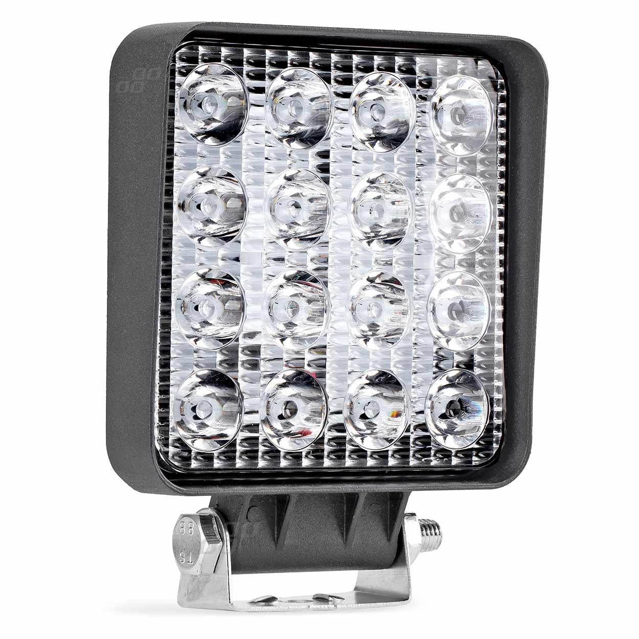 Работна светилка LED AWL10 110x110 48W 9-36V 2F AMIO-02424