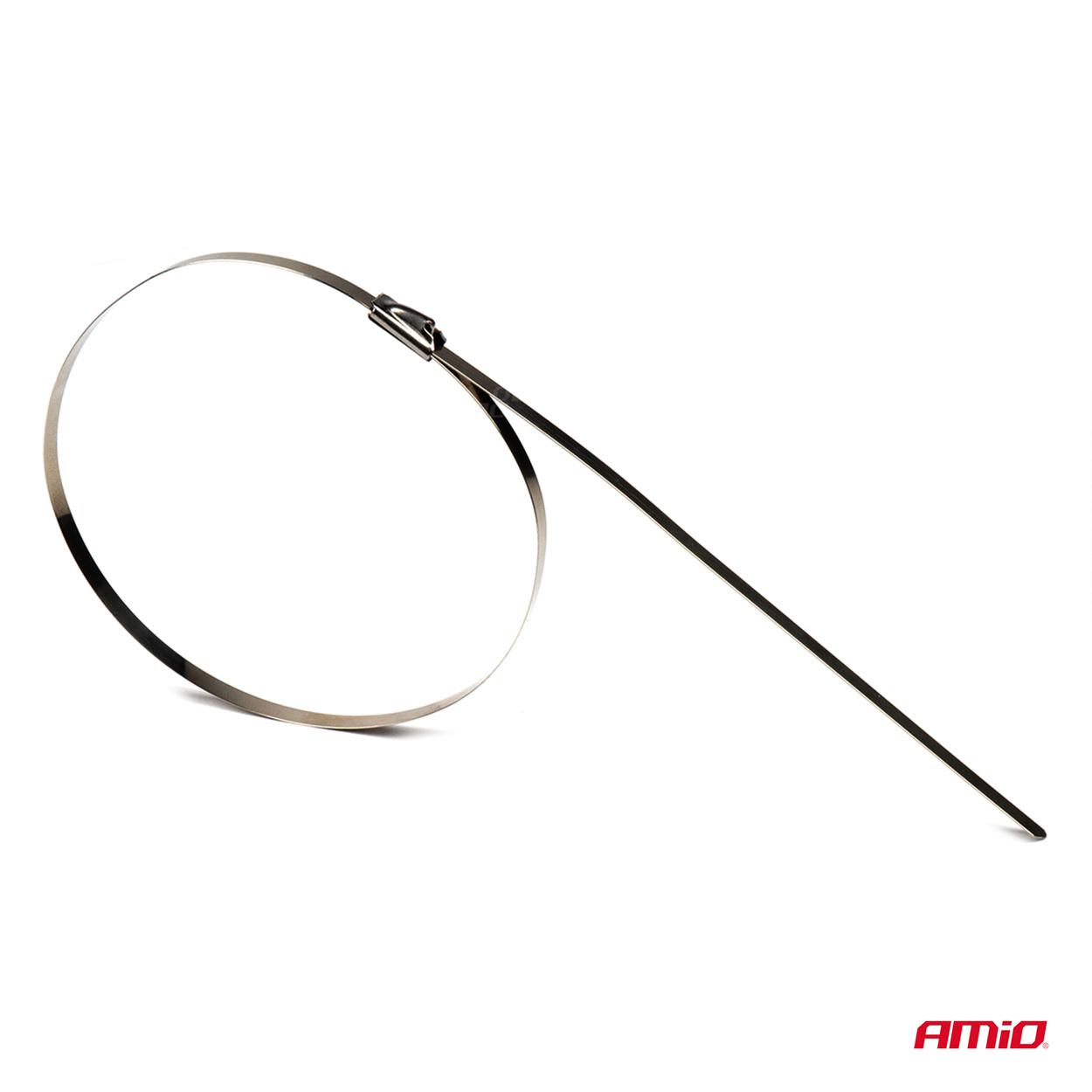 Метална стега 7.9x400mm 1/100pcs AMIO-04326